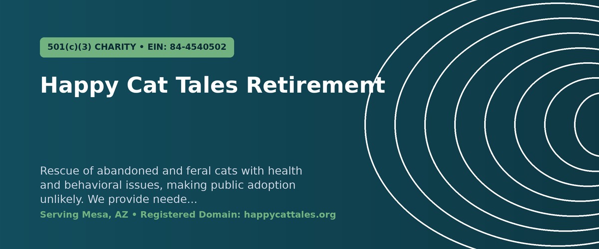 Happy Cat Tales Retirement Official Banner
